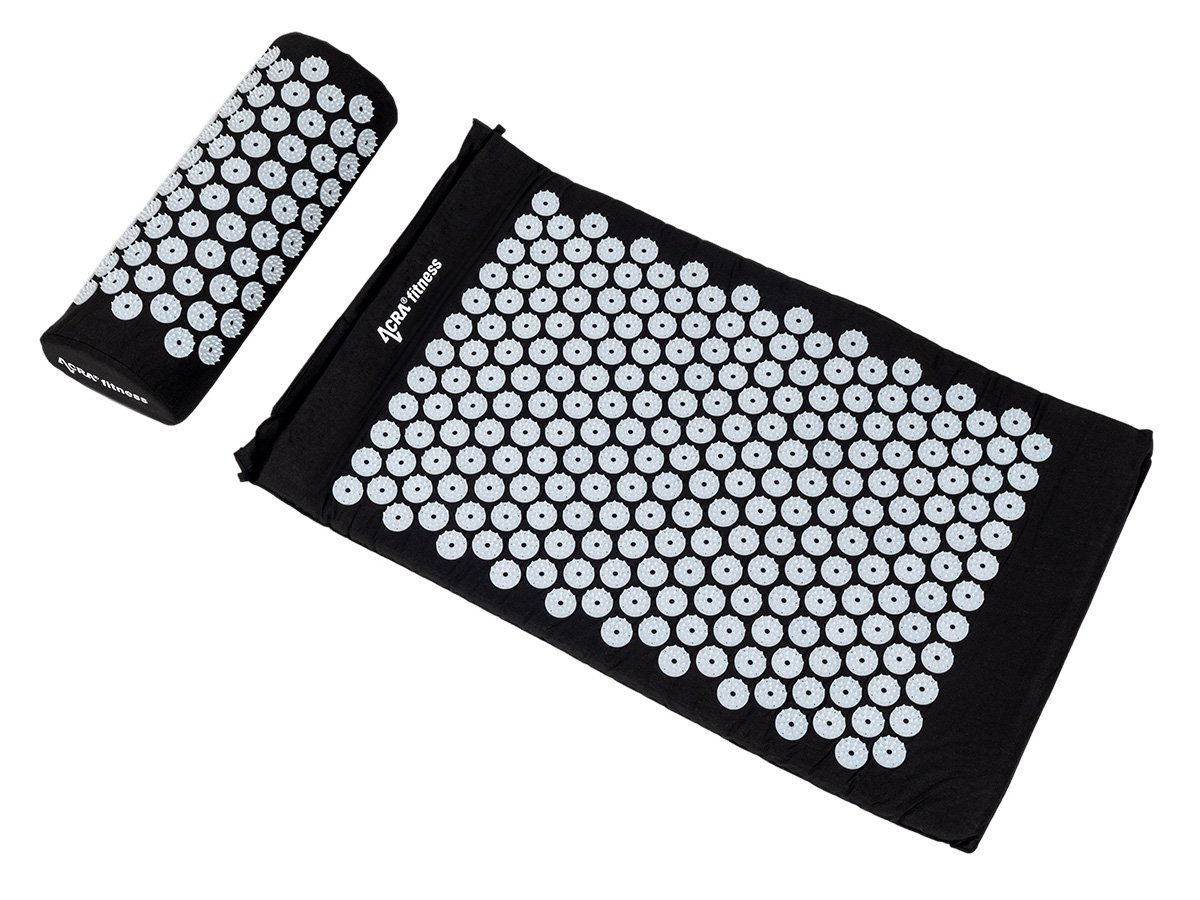 ACRA Akupresúrny SET, masážna podložka na jogu s vankúšom