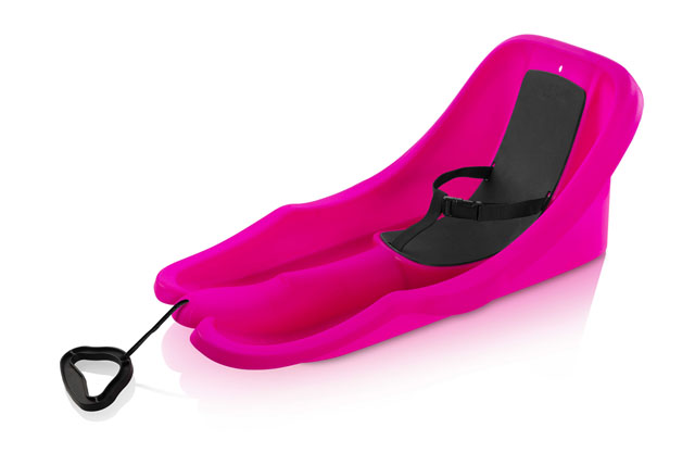 Detský jazdec bob plastový ružový