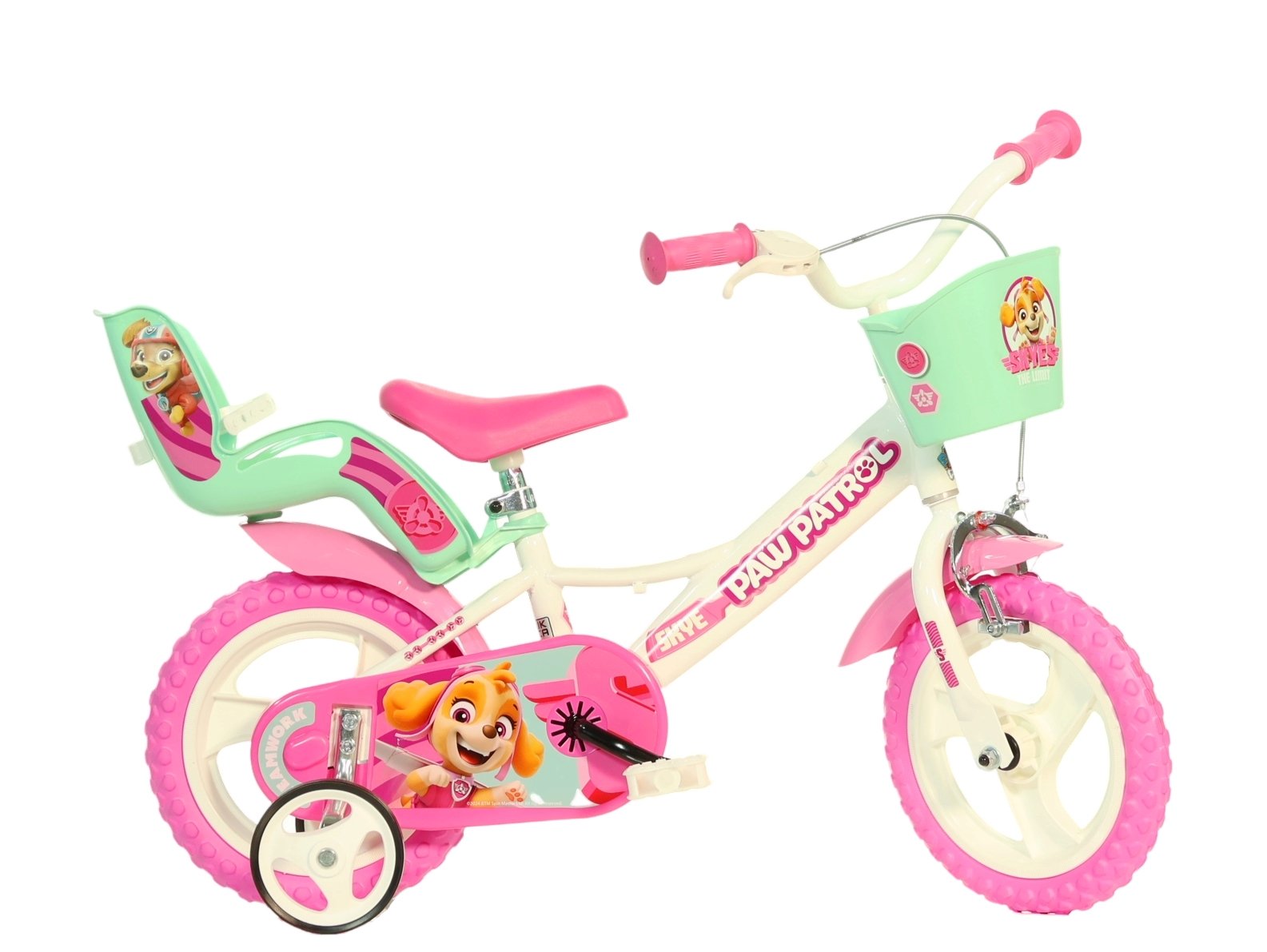 Dievčenský bicykel 12" s príslušenstvom PAW PATROL