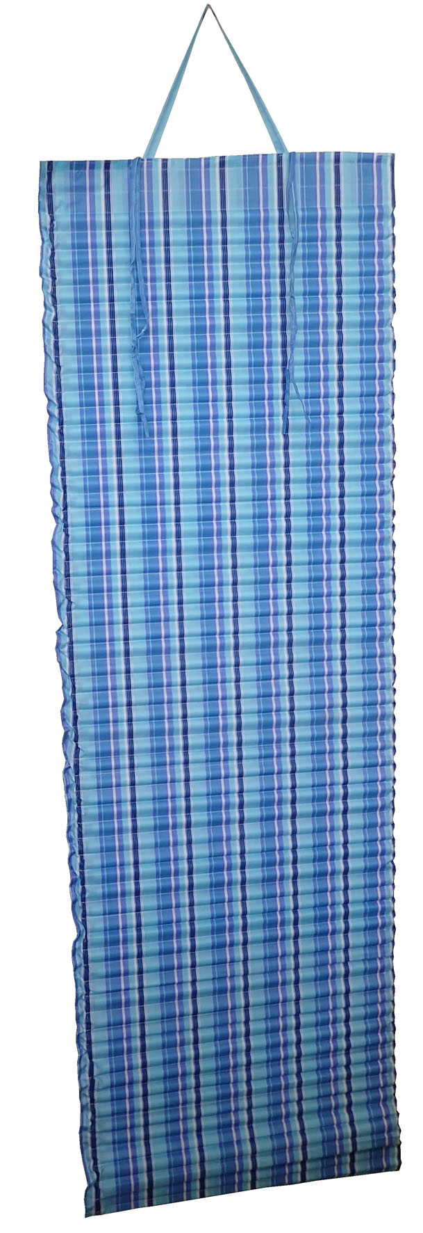 Pojazdné plážové ležadlo modré 170 x 55 x 1,5 cm