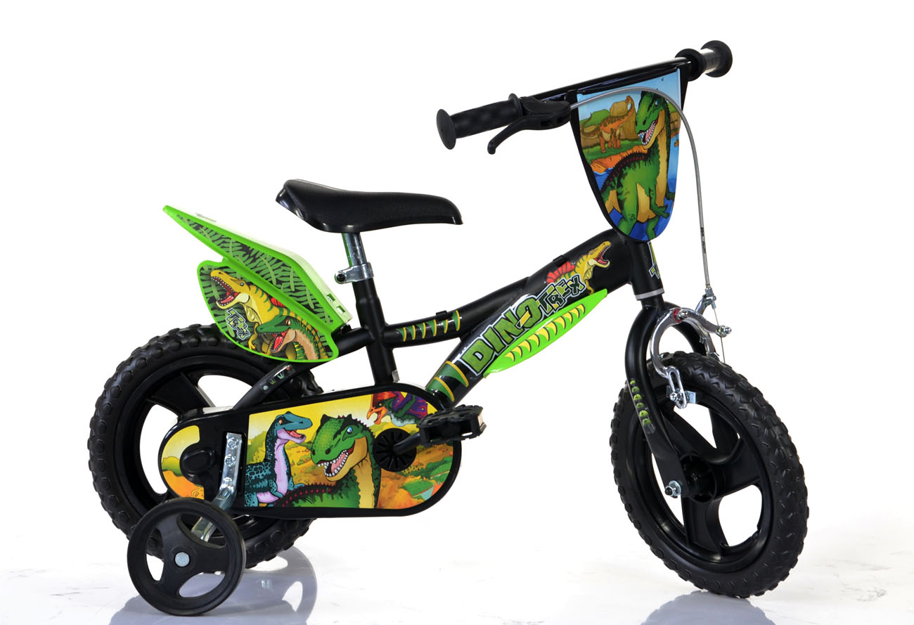 Detský bicykel Dino 612L-DS Dinosaurus 12" 2022