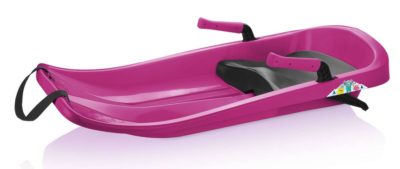 Acra Flash plastový bob A2032 - ružový