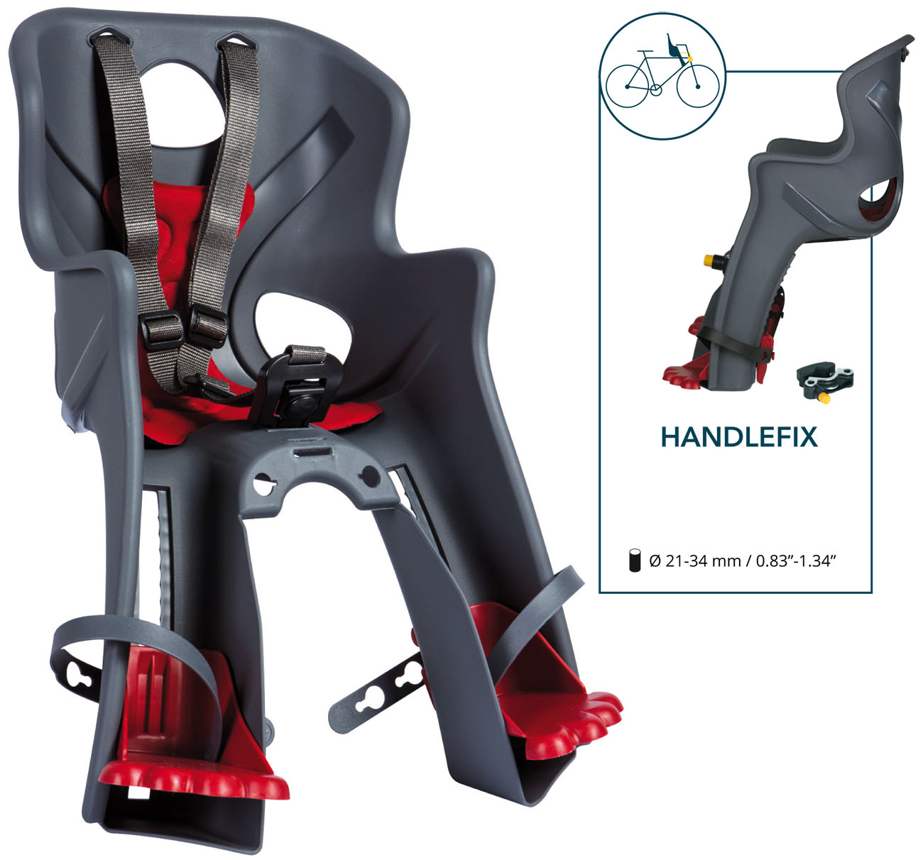 Bellelli - Sivá pohovka Rabit s upínaním handelfix