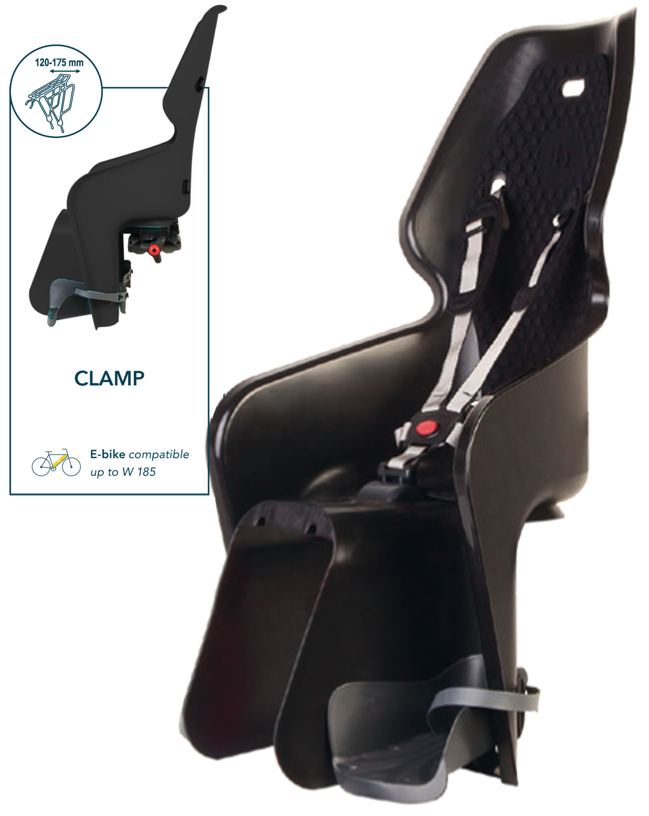 Bellelli - Sedačka LOTUS s nosičom na bicykel FOLDABLE