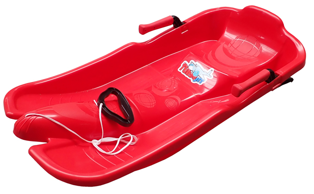 Plastový bob Turbojet - červený