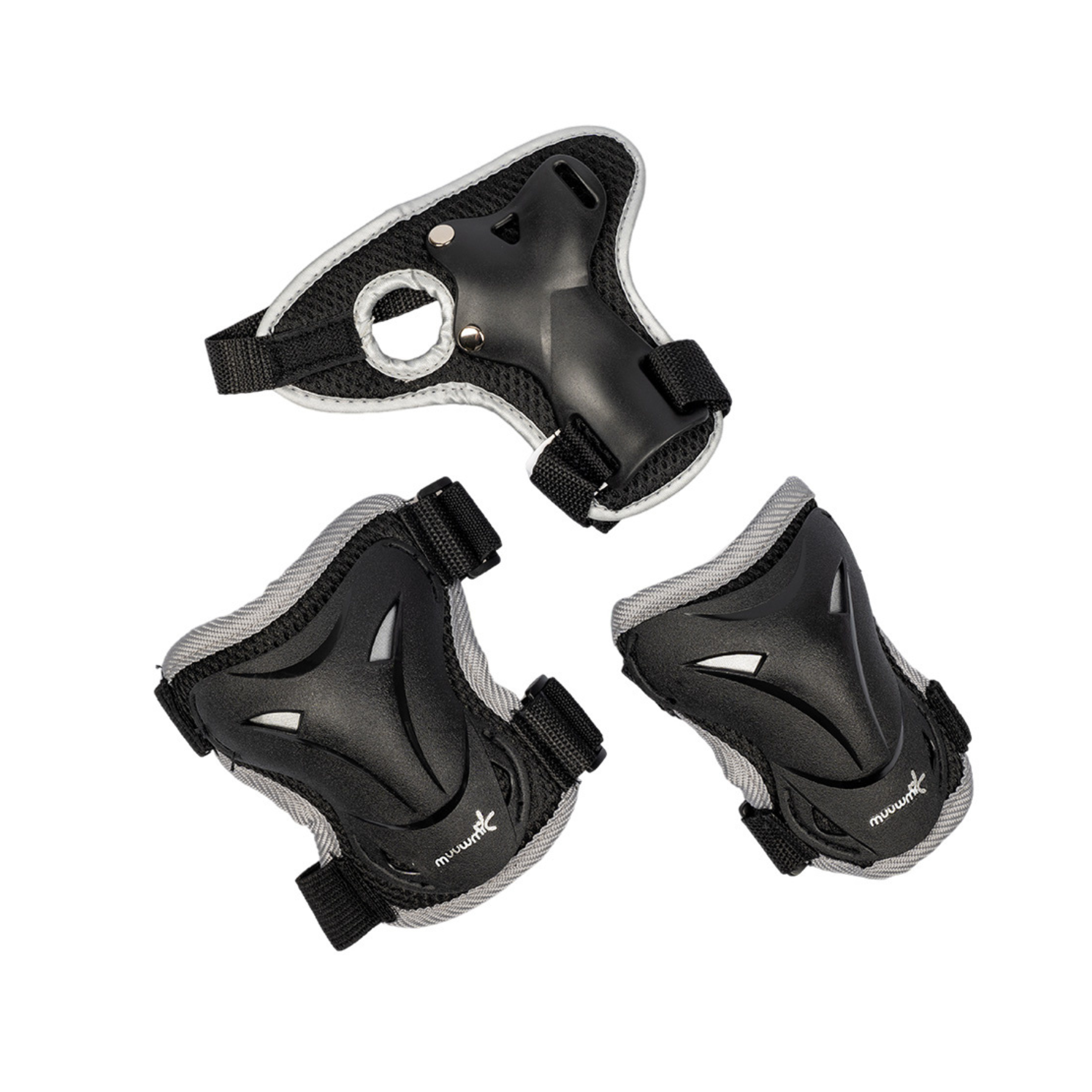 Muuwmi podložky set čierna veľkosť XS