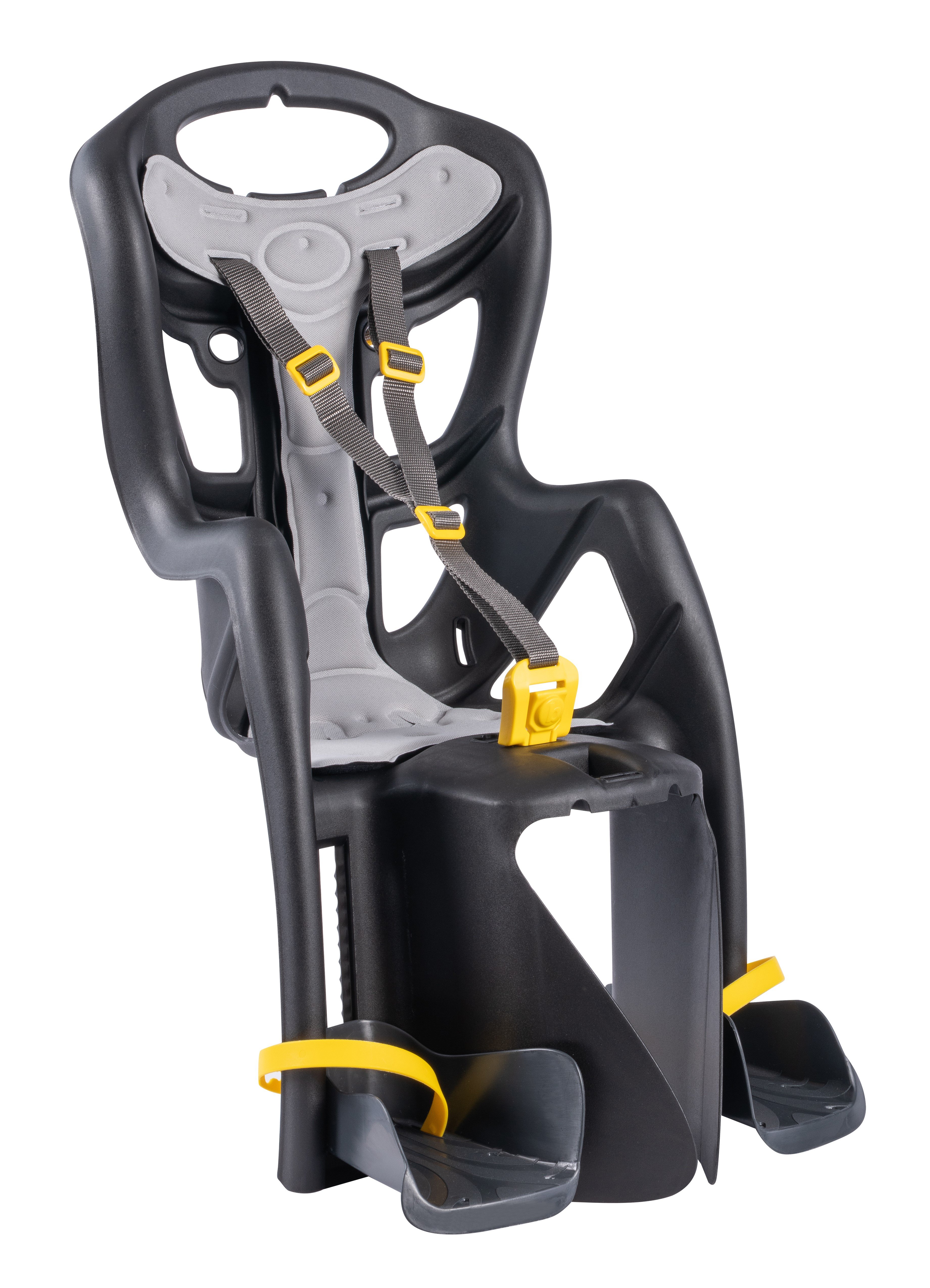 BELLELLI PEPE Detská cyklosedačka, montáž na zadný nosič, čierna