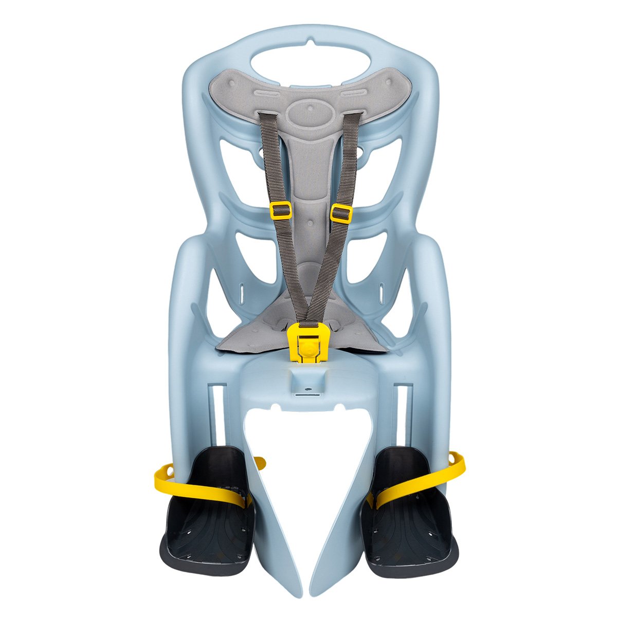 BELLELLI PEPE Detská sedačka na bicykel, upevnená na ráme, modrá