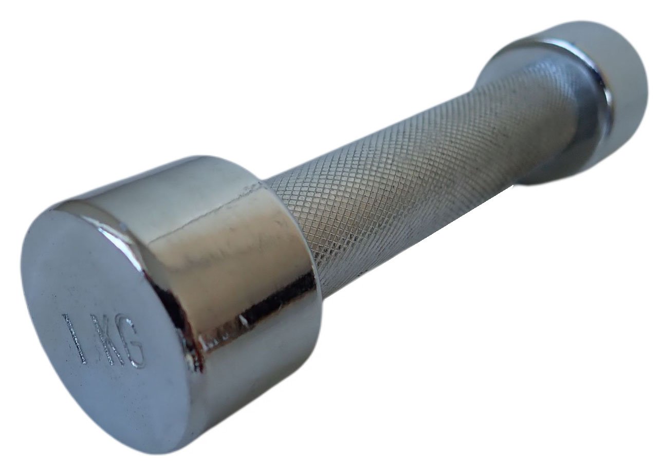 Chrómová jednoručná činka 3 kg