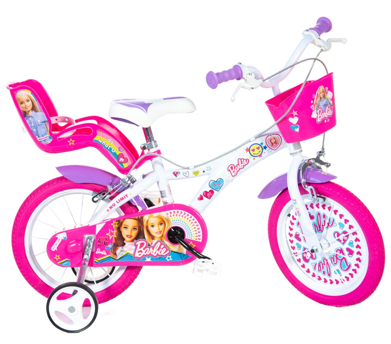 Detský bicykel Dino BARBIE 14" 2021 CSK5144