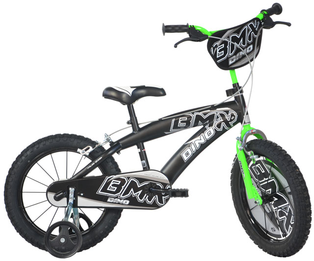 Detský bicykel Dino BMX 145 čierny 14"