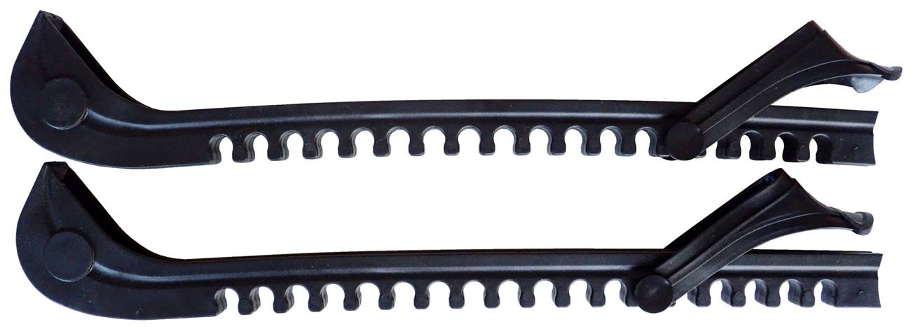 ACRA H526-CRN Čierne plastové chrániče korčúľ - 1 pár