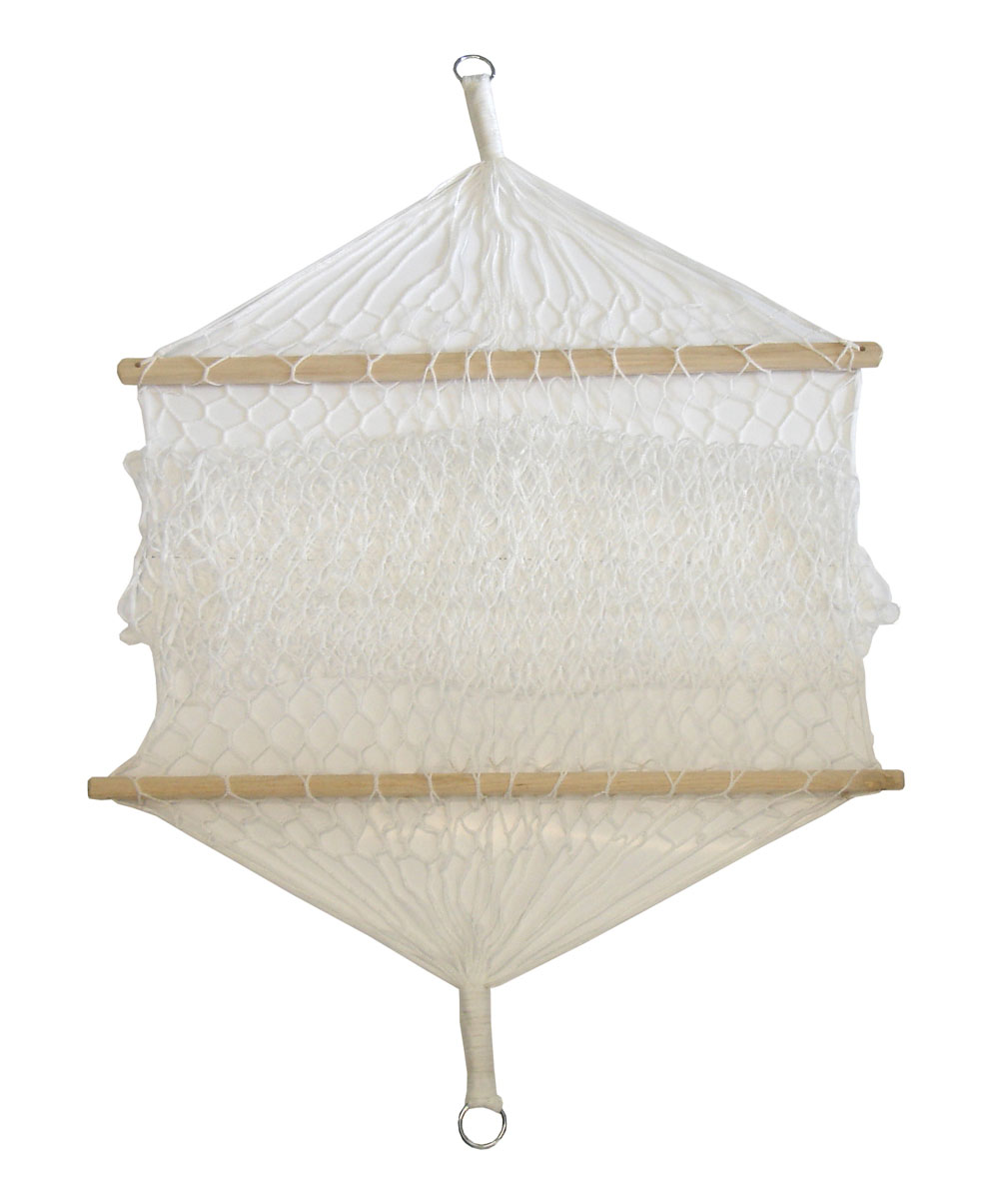 Hojdacia sieť s rozpernou tyčou J02/1 biela