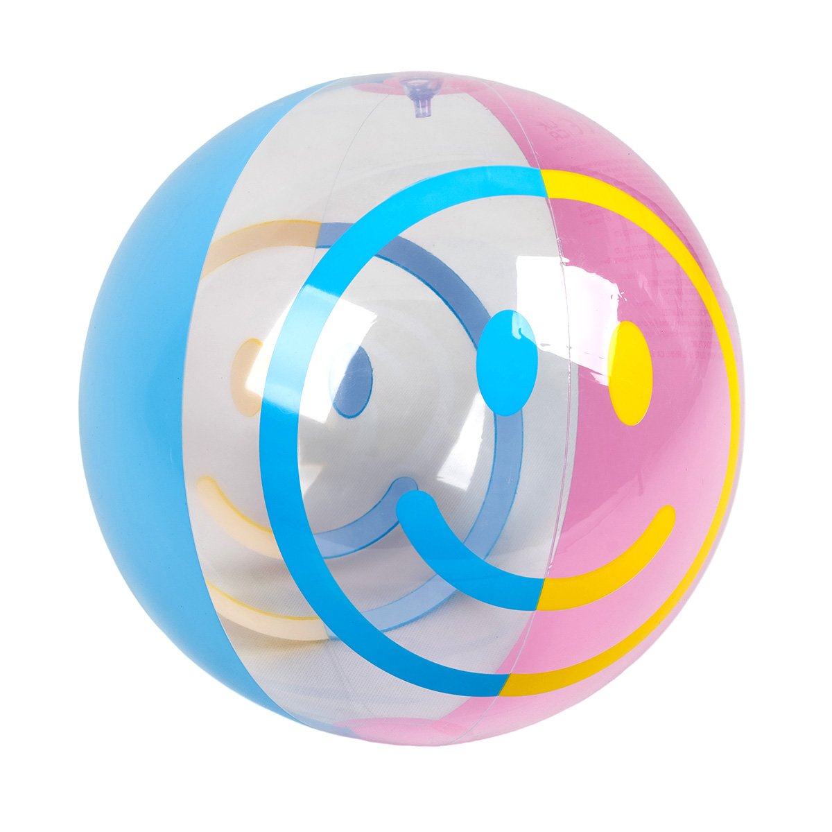 SUN CLUB Nafukovacia lopta s úsmevom 50 cm