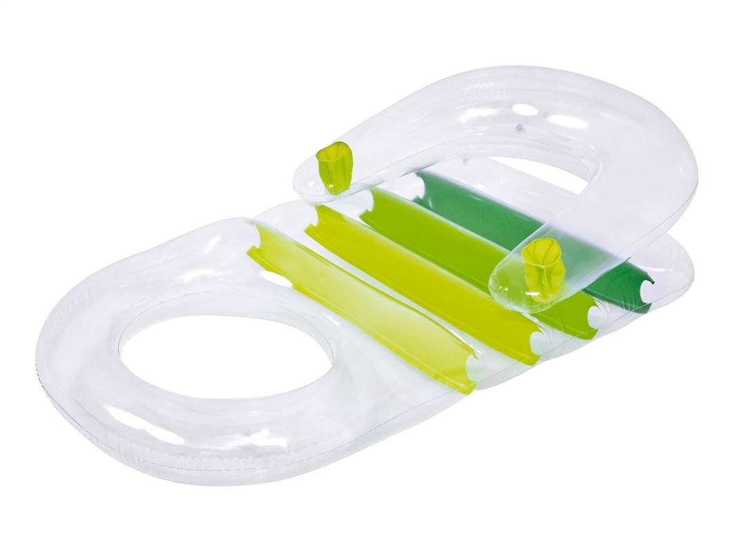 SUN CLUB Nafukovacie lehátko s opierkou, zelené