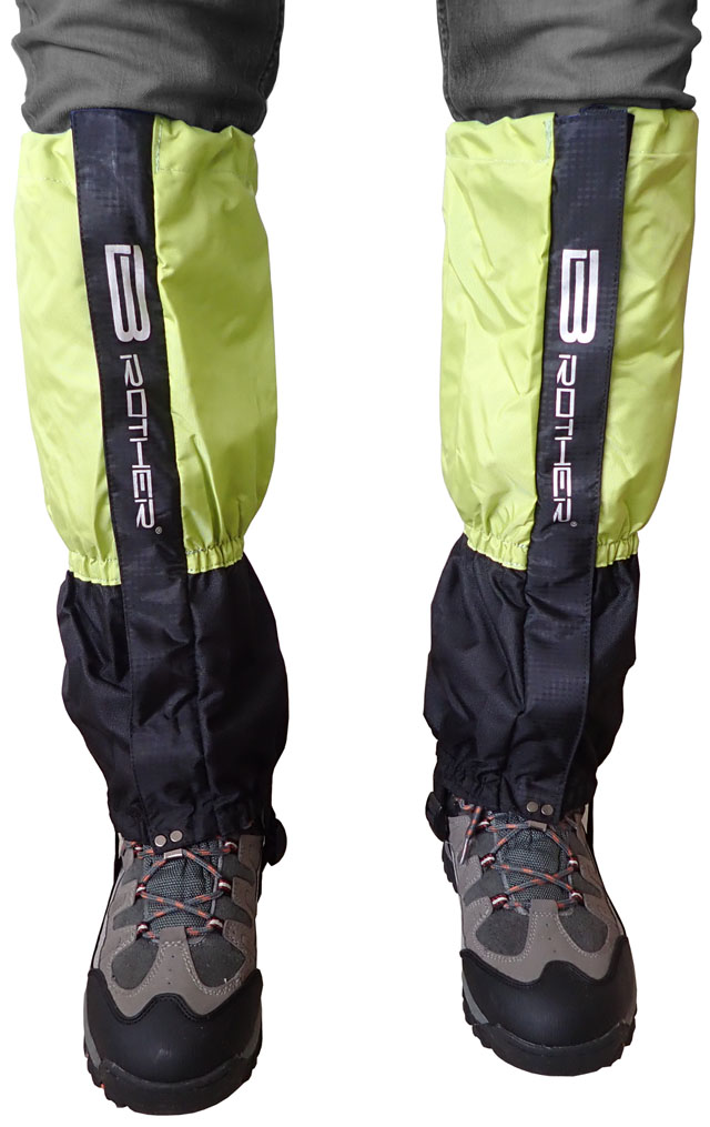 ACRA LTH2/1 Pohodlný turistický návlek čierno-zelený - 1 pár