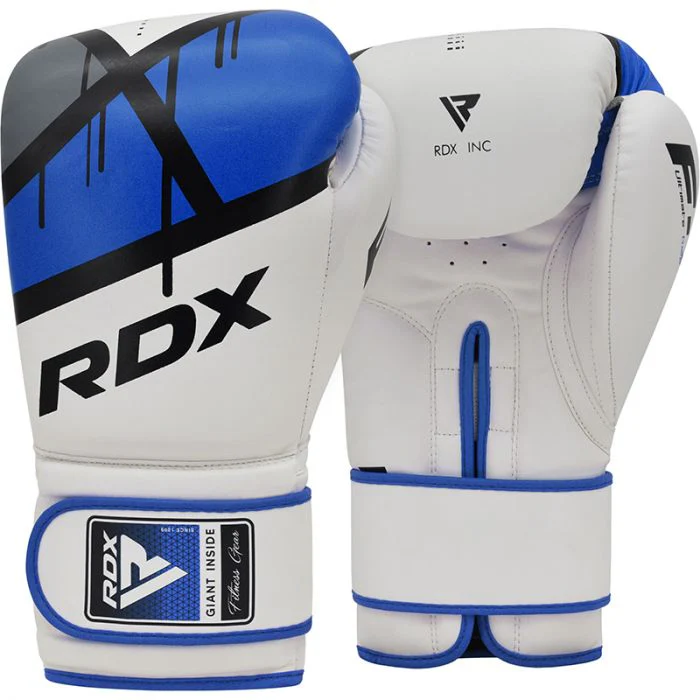 RDX Boxerské rukavice F7 Ego Blue 8 oz
