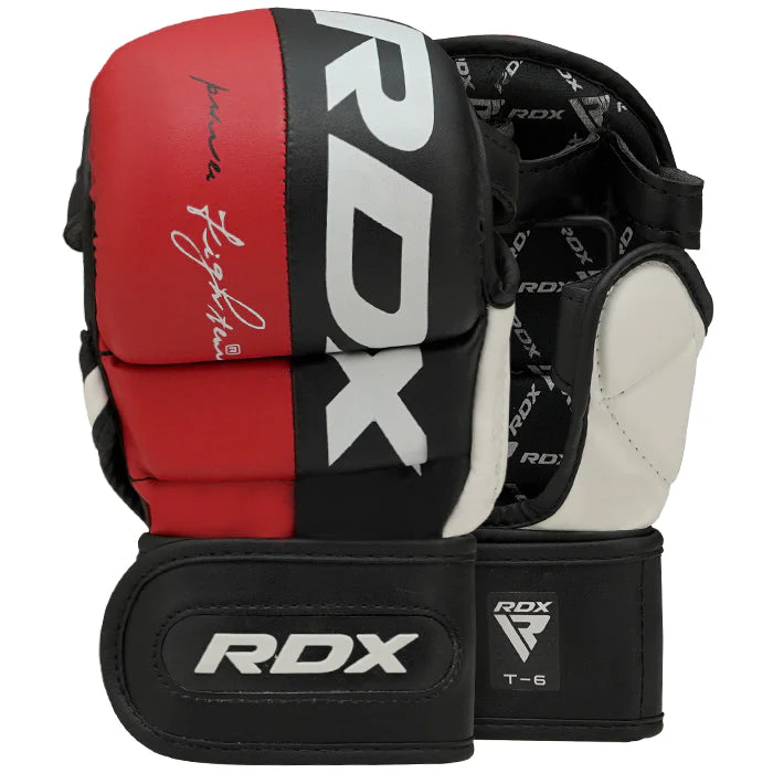 RDX Sparingové rukavice T6 REX MMA červené, L