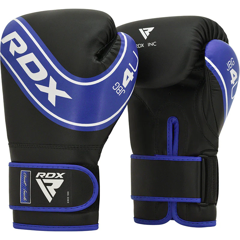RDX Detské boxerské rukavice 4B Robo, modré a čierne, 6 oz
