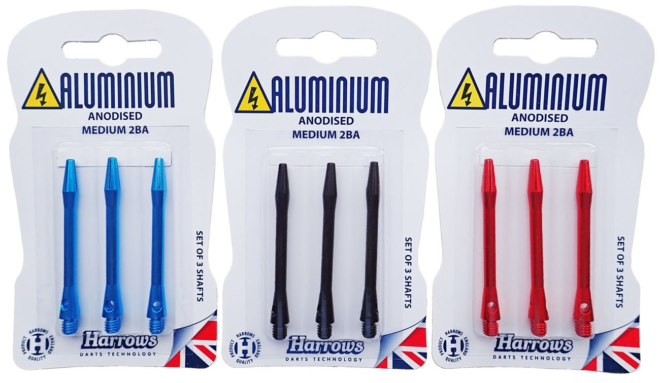 Náhradné násadky na šípky HARROWS ANOISED ALUMINIUM veľkosť. S T74