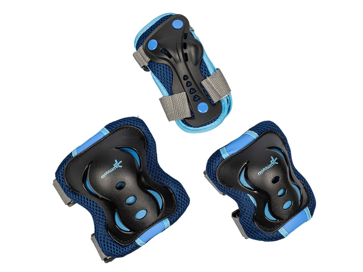 Súprava chráničov Muuwmi, modrá veľkosť XS