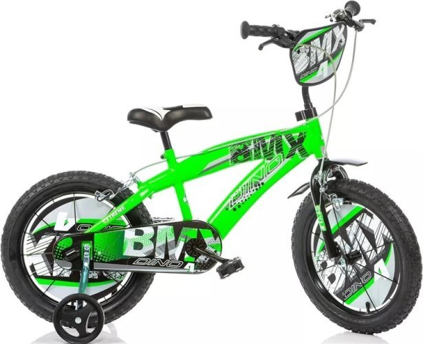 Detský bicykel Dino Bikes BMX 165XC 16" zelený