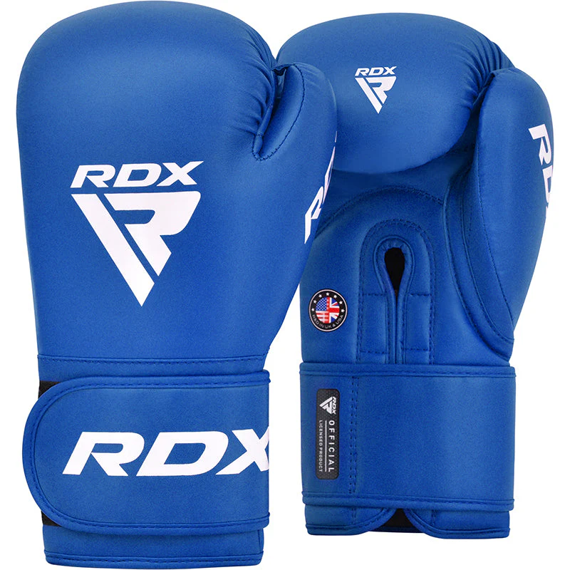 RDX Boxerské rukavice AS2 pro amatérské soutěže, modré, 12 oz