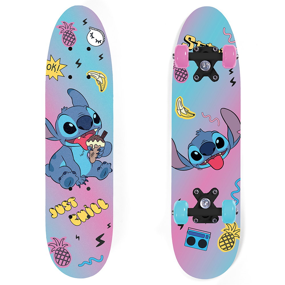 Skateboard Stitch, růžový