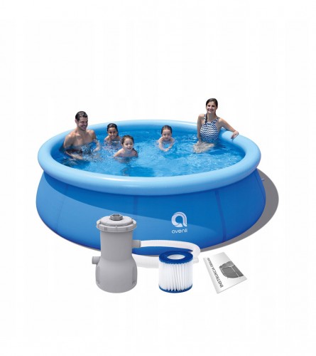 AVENLI POOL Samostaviteľný bazén s filtračným čerpadlom 360 x 76 cm