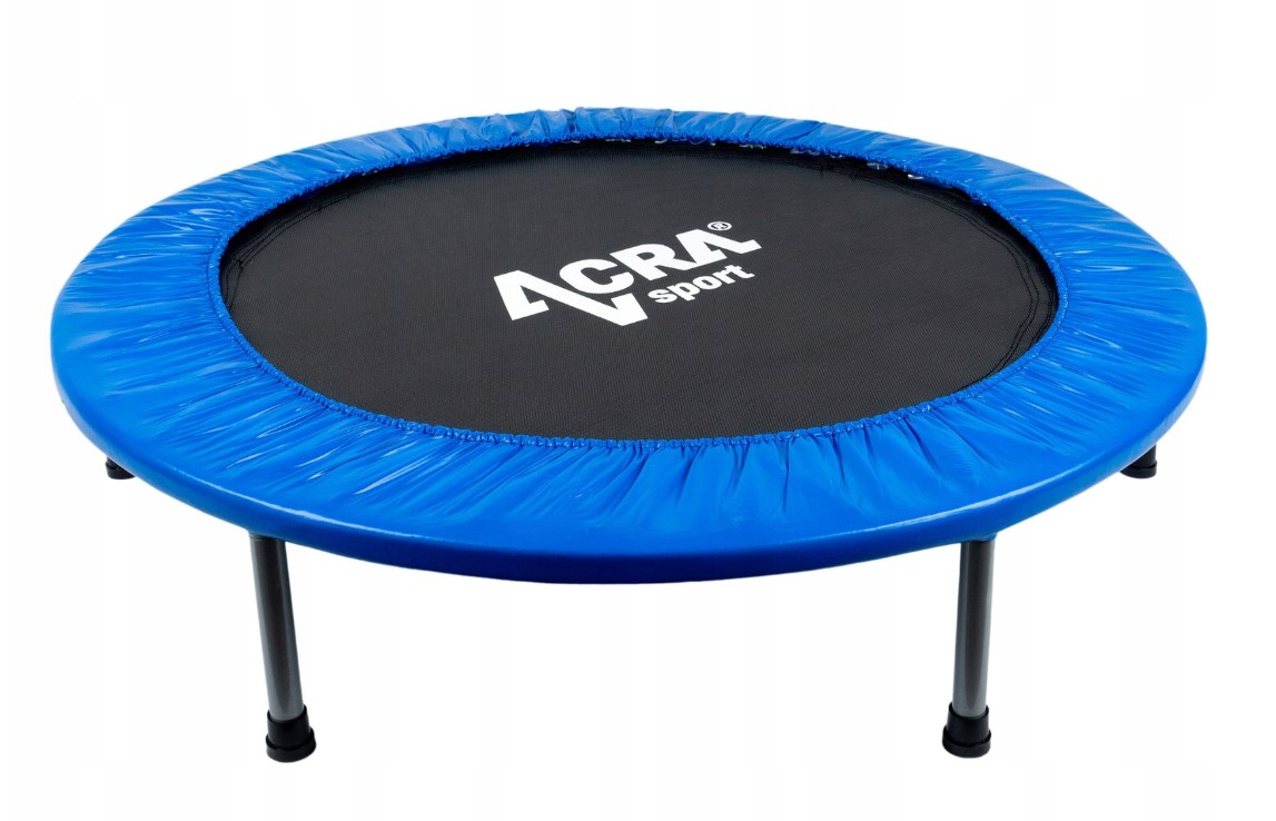 Trampolína 114 cm, na vnútorné a vonkajšie použitie - čierna - 100